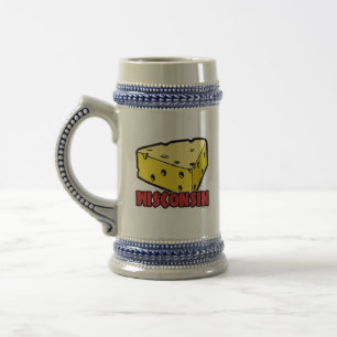 Wisconsin Cheese Wedge Beer Stein