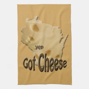 Wisconsin Cheesehead Ai Cheese Serviette de cuisin