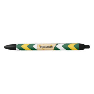 Wisconsin Cheesehead Pen Green and Gold