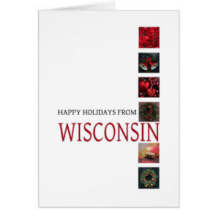 Wisconsin   Christmas Card, state specific