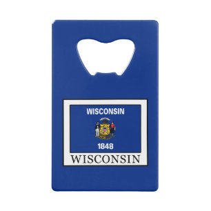 Wisconsin Credit Card Bottle Opener