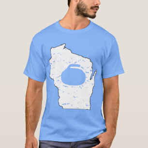 Wisconsin Curling  Wisconsin Curling  WI  T-Shirt