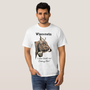 Wisconsin Dairy Air Humour Shirt