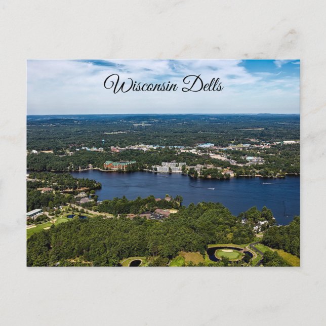 Wisconsin Dells Photographie Carte Postale (Devant)