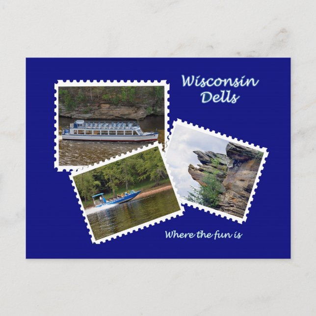 Wisconsin Dells Postcard (Front)