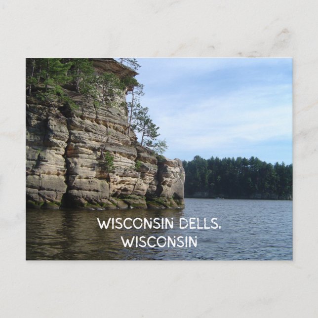 WISCONSIN DELLS, WISCONSIN postcard souvenir (Front)