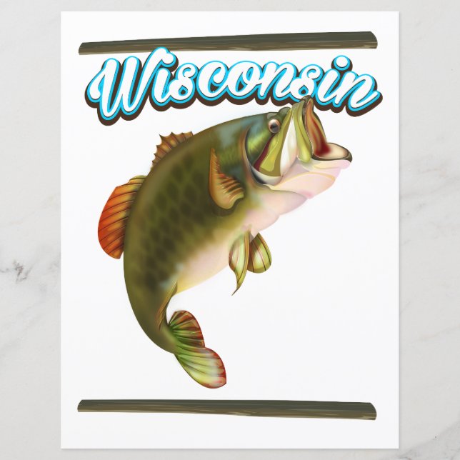 Wisconsin fishing poster (Front)