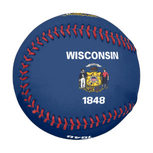 Wisconsin flag baseball