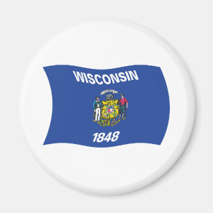 Wisconsin Flag Magnet