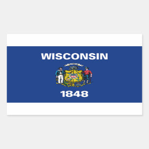 Wisconsin Flag Sticker
