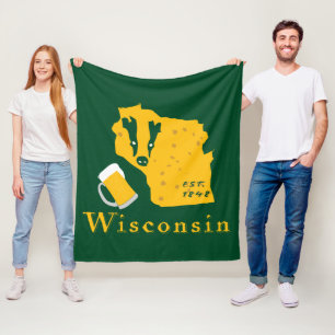 Wisconsin Fleece Blanket