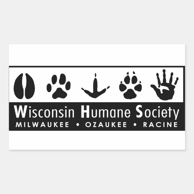 Wisconsin Humane Society Logo Sticker (Front)