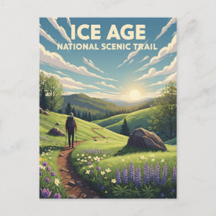 Wisconsin Ice Age National Scenic Trail Travel Postcard