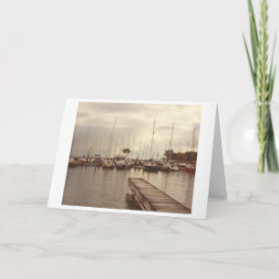 Wisconsin Lake Superior Marina Note Card