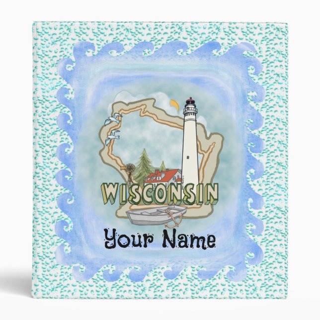 Wisconsin Lighthouse Binder (Front)