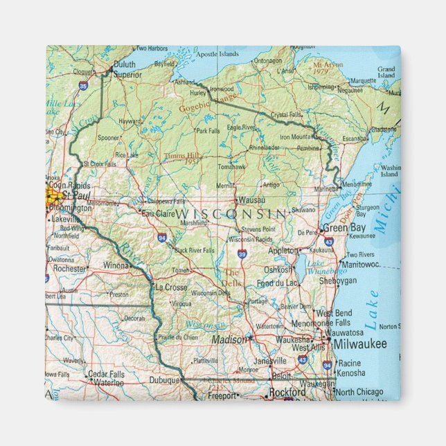 Wisconsin Magnet (Front)