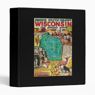 Wisconsin Map and Facts Binder
