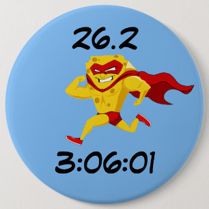 Wisconsin Marathon Post-Marathon 6 Inch Round Button