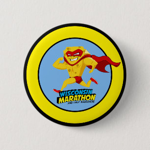 Wisconsin Marathon Race Day 2 Inch Round Button
