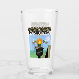 Wisconsin Mosquitoes Cartoon - Camping by Tiki Glass