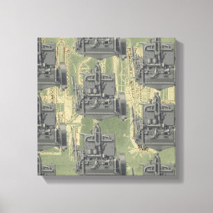 Wisconsin Motor Milwaukee Wisconsin Engine Early K Canvas Print