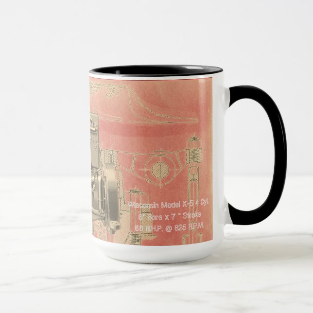 Wisconsin Motor Milwaukee Wisconsin Engine Early K Mug (Right)