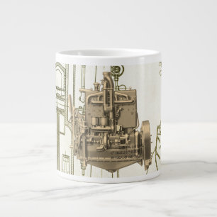 Wisconsin Motor Milwaukee Wisconsin gas engine K5 Large Coffee Mug