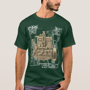 Wisconsin Motor Milwaukee Wisconsin gas engine  K T-Shirt