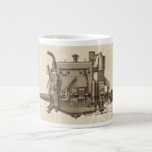 Wisconsin Motor Milwaukee Wisconsin gas engine X Large Coffee Mug