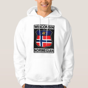 Wisconsin Norwegian American Hoodie