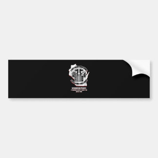 Wisconsin Picnic Cow Beer, Cheese & Accordion Bumper Sticker