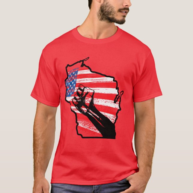 Wisconsin Protest T-Shirt (Front)