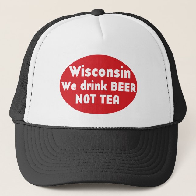 Wisconsin Red Label Trucker Hat (Front)