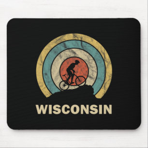 Wisconsin Retro Cycling Mtb Mouse Pad