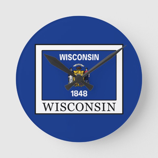 Wisconsin Round Clock (Front)