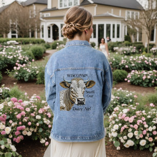 Wisconsin   Smell our Dairy Air Denim Jacket