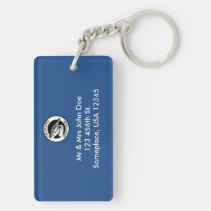 Wisconsin Snowbird Keychain