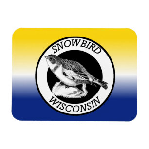 Wisconsin Snowbird Magnet