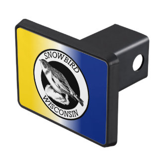 Wisconsin Snowbird Trailer Hitch Cover