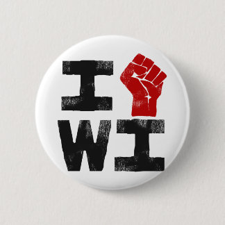 Wisconsin Solidarity 2 Inch Round Button