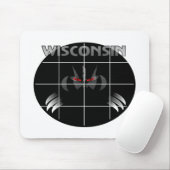 Wisconsin State Badger Design Mouse Pad (With Mouse)