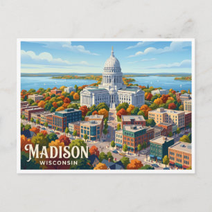 Wisconsin State Capitol Madison Postcard