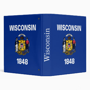 Wisconsin State Flag Binder