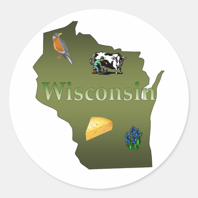 Wisconsin Sticker (Front)