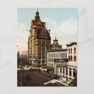 Wisconsin Street Milwaukee Postcard