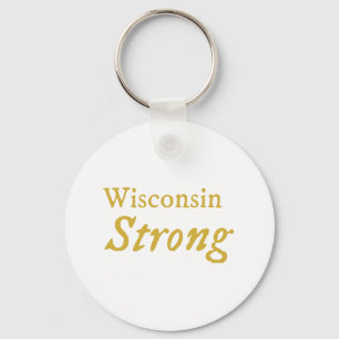 Wisconsin Strong   Keychain