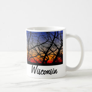 Wisconsin sunset coffee mug