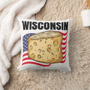 Wisconsin Throw Pillow