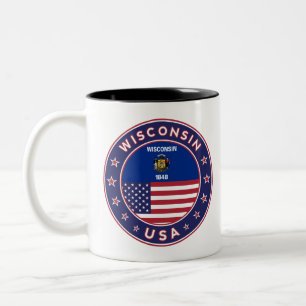 Wisconsin Two-Tone Coffee Mug