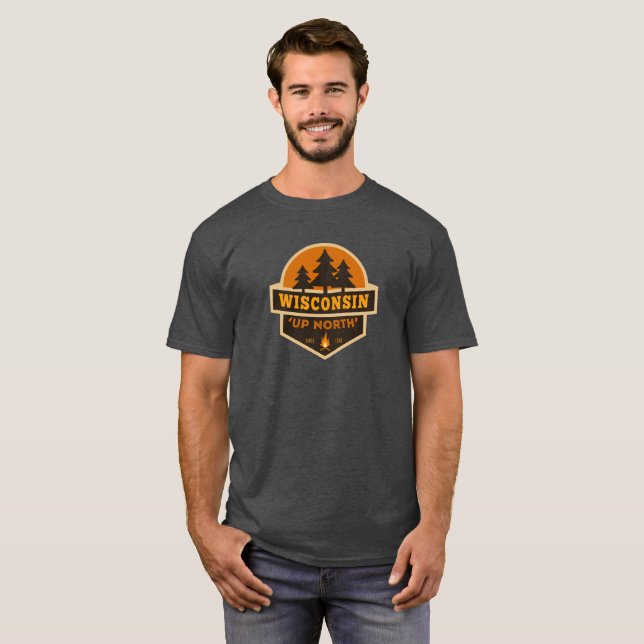 Wisconsin Up North Tee (Front Full)